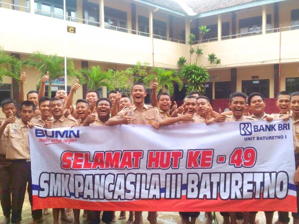 Semarak HUT SMK Pancasila 3 Baturetno