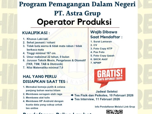 LOKER PT. ASTRA GROUP