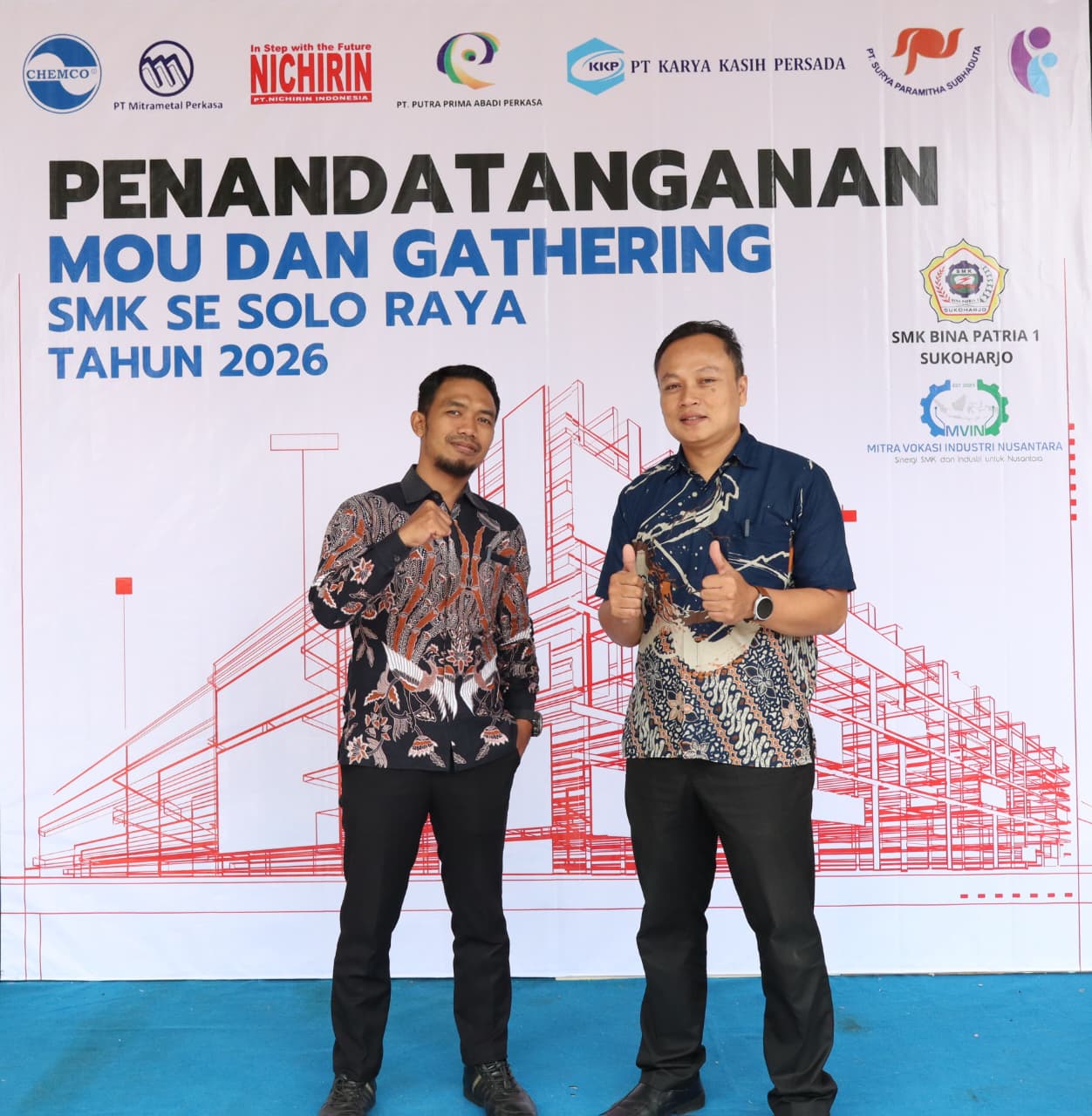 PENANDATANGANAN MoU MITRA VOKASI INDUSTRI NUSANTARA (MVIN) DENGAN SMK Se SOLO RAYA