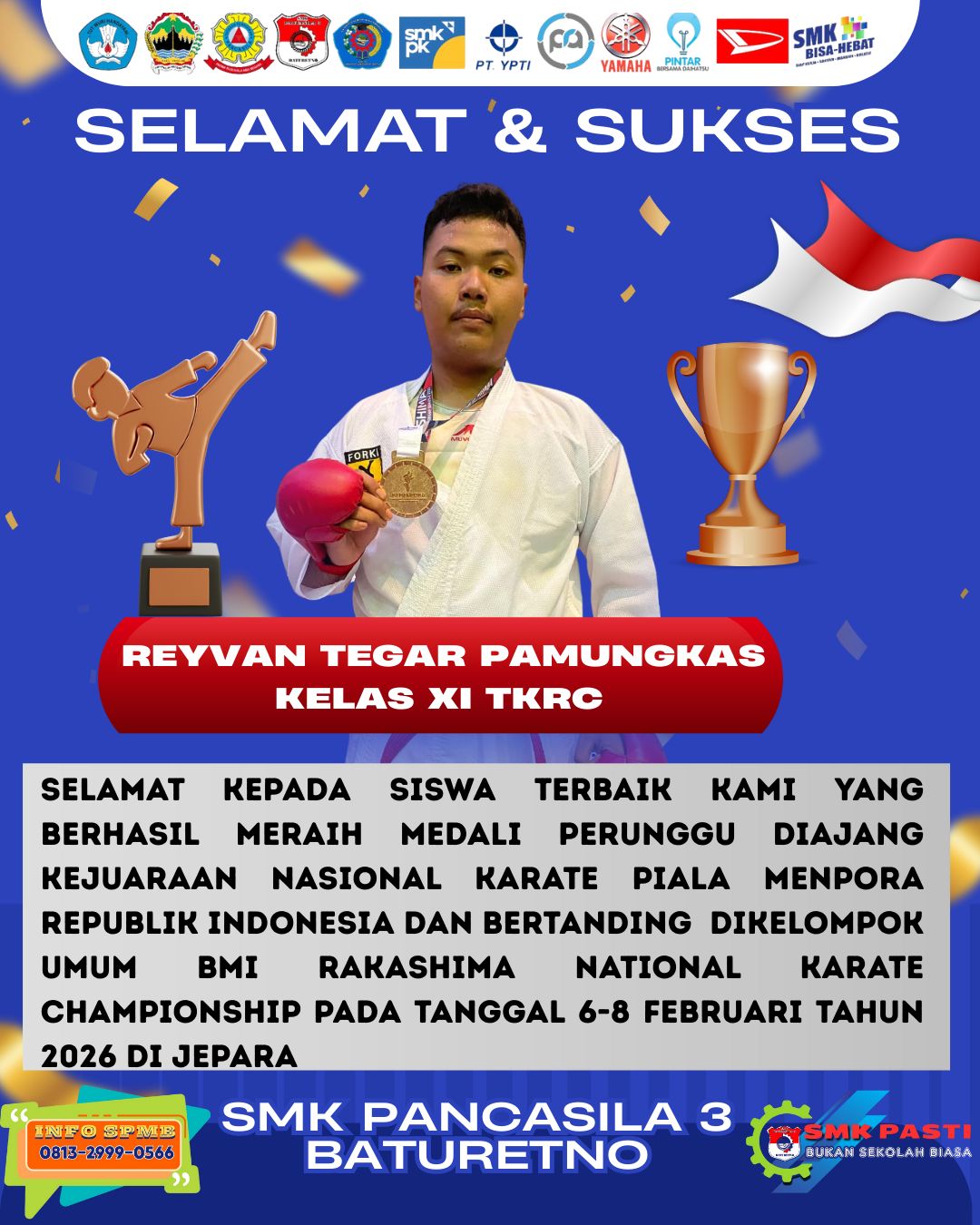 KEJUARAAN KARATE PIALA MENPORA