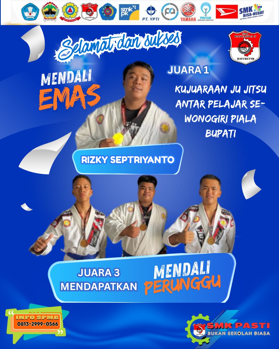 PIALA BUPATI WONOGIRI, KEJUARAAN JU JITSU ANTAR PELAJAR