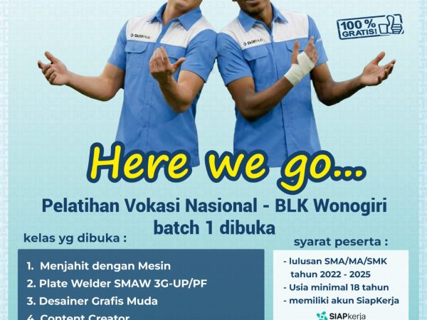 Pelatihan Vokasi Nasional (PVN) BLK WONOGIRI