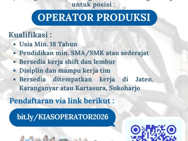 LOKER PT KIAS KARANGANYAR LOKER PT KIAS KARANGANYAR