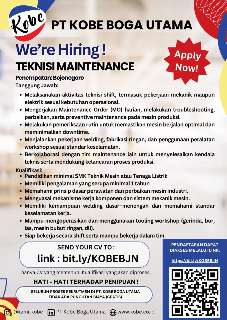 LOKER PT KOBE BOGA UTAMA