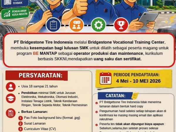 LOKER PT. BRIDGESTONE TIRE INDONESIA