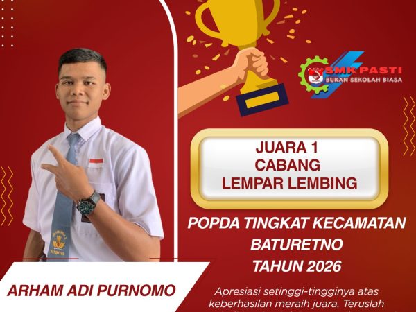 PRESTASI SISWA SMK PANCASILA 3 BATURETNO DALAM AJANG POPDA TINGKAT KECAMATAN