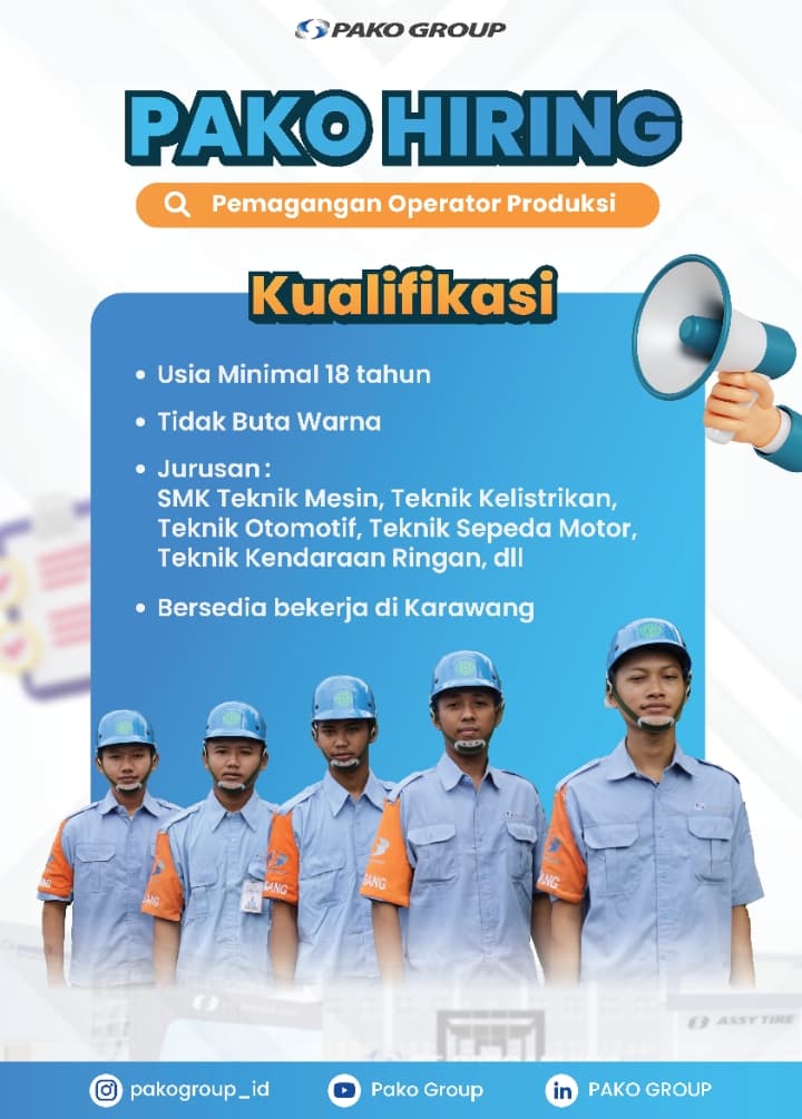 LOKER PT PAKO GROUP