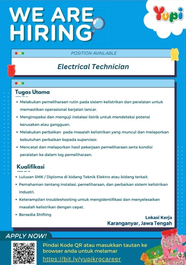 LOKER PT. YUPI