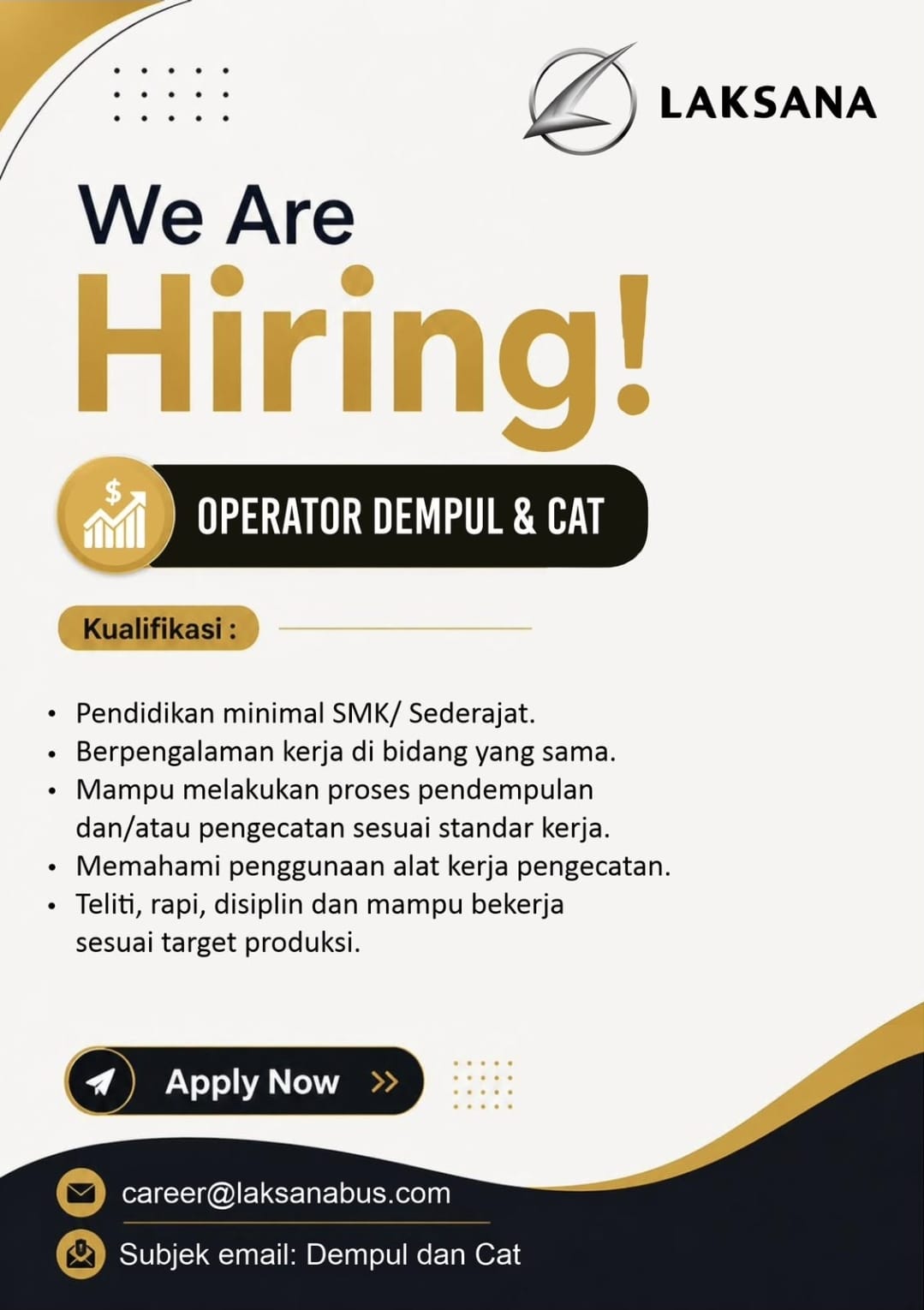 LOKER PT. LAKSANA