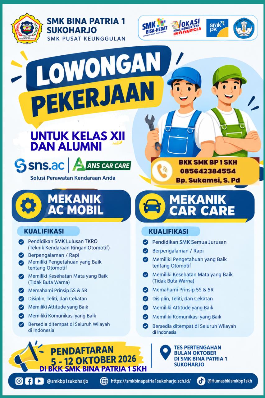 LOKER MEKANIK AC & MOBIL